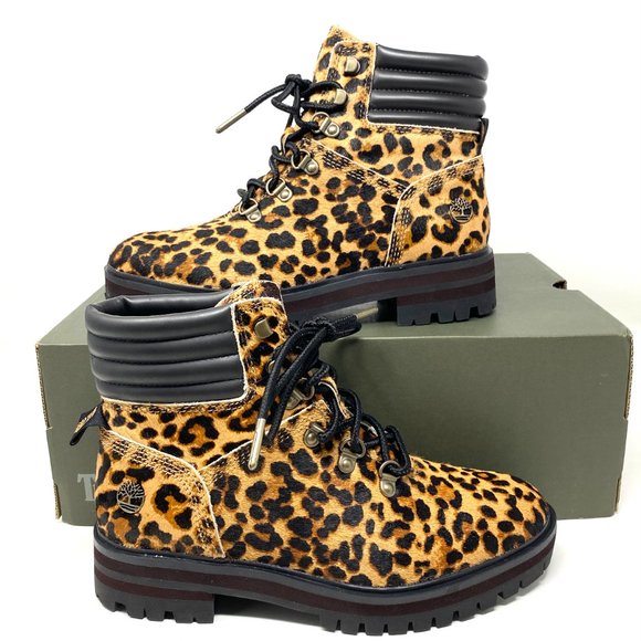 Timberland WOMEN Size TB 0A2GCR V24 LONDON SQUARE MID HIKER Brown Leather Boots - Picture 3 of 10